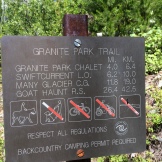 revisedGranite trailhead sign